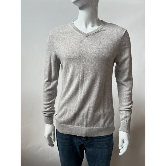 Jack Threads V Neck Sweater  SZ M Grey   90% Cotton, 10% Cashmere - Picture 12 of 16